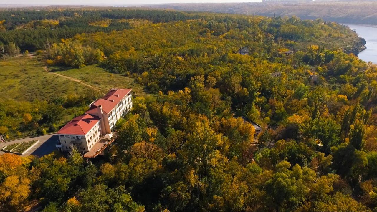 Hotel Pectoral On Khortytsia Zaporizhia Exterior foto